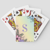 フローラモノグラム トランプ (裏面)