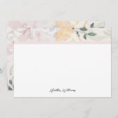 フローラモノグラム ノートカード (正面/裏面)