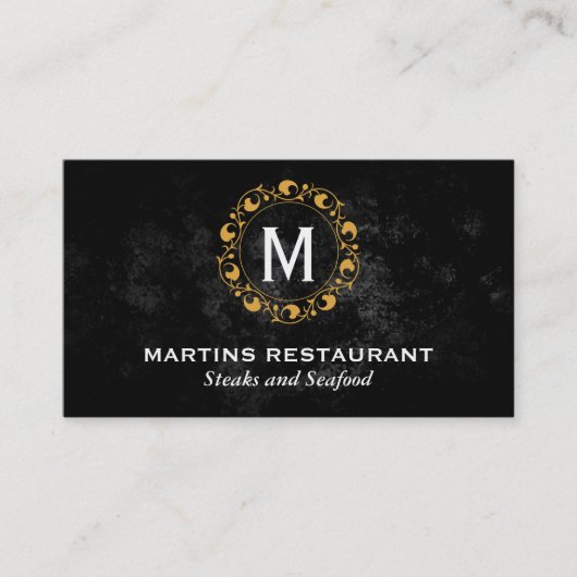 フローラモノグラム |ルクス 名刺 (正面)