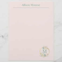 フローラモノグラム レターヘッド