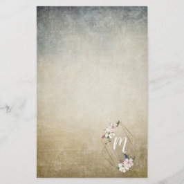 フローラモノグラム 便箋