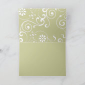 フローラモノグラム（淡色） ノートカード (内部)