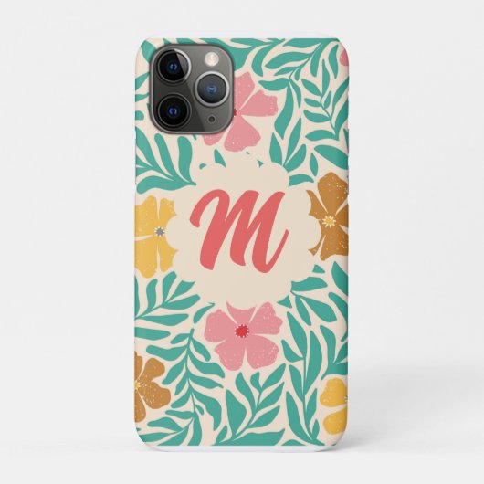 フローラモノグラム Case-Mate iPhoneケース (裏)