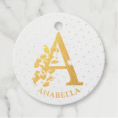 フローラモノグラムAはアナベラ用 フェイバータグ (正面)