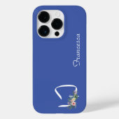 フローラモノグラムF退職 Case-Mate iPhoneケース (裏面)