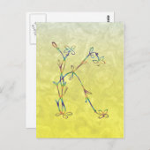 フローラモノグラムK ポストカード (正面/裏面)