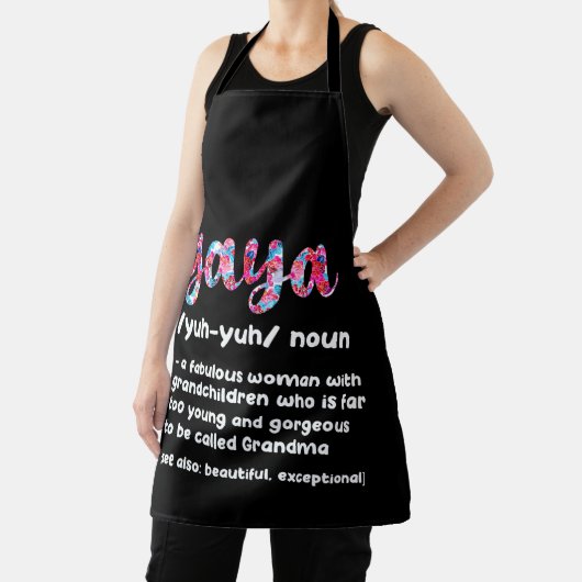 フローラヤヤ定義おばあちゃん母の日のおじいちゃん エプロン (インサイチュ)