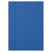 フローラユダヤ人の星が濃い青の背景 テーブルクロス (正面)