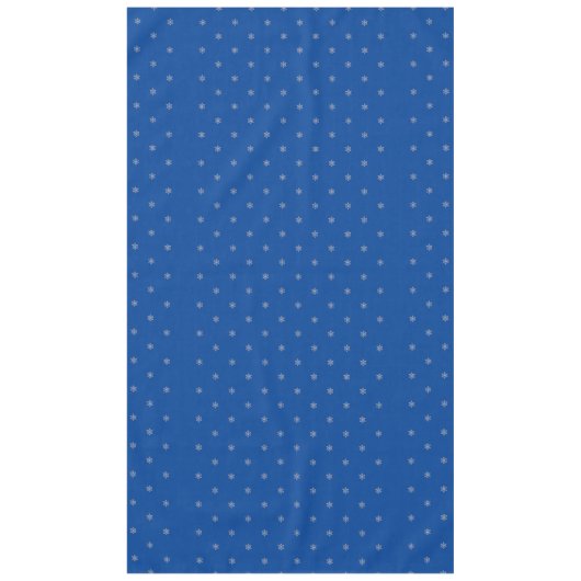 フローラユダヤ星のダークブルー(大) テーブルクロス (正面)