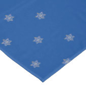 フローラユダヤ星のダークブルー(大) テーブルクロス (アングル)