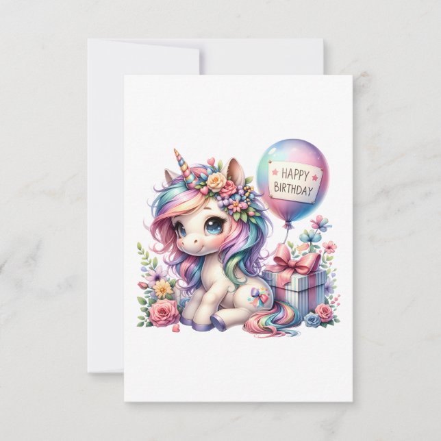 フローラユニコーン誕生日ジョイ (正面)