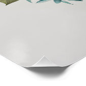 フローラユニークスカルウォールアート ポスター (コーナー)