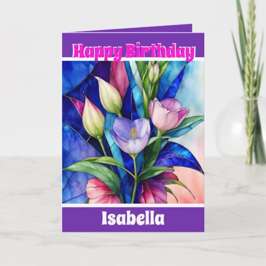 フローラユニークモダンエレガント収集 カード (正面)