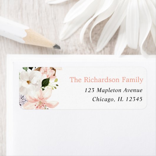 フローラユリ花春夏 ラベル (インサイチュ)