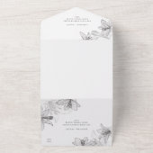 フローラユリ オールインワン招待状 (外側)