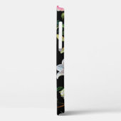 フローラユリ：黒い背絵画景 Case-Mate iPhoneケース (裏面 / 左)