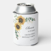 フローラユーカリプトゥスサンフラワースクリプト60誕生日 缶クーラー (缶裏面)