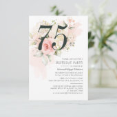 フローラユーカリプトゥス葉ピンク75th誕生日パーティー (スタンド正面)