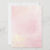 フローラユーカリプトゥス葉ピンク75th誕生日パーティー 招待状 (裏面)