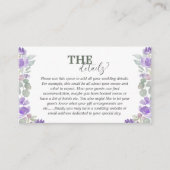 フローラユーカリプラ結婚ープル詳細 エンクロージャーカード (正面)