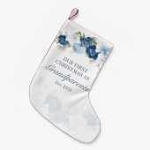 フローラユーカリ祖父母1stクリスマス スモールクリスマスストッキング (正面 (吊り時))