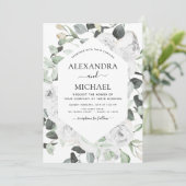 フローラユーカリ結婚グリーンリー 招待状 (スタンド正面)