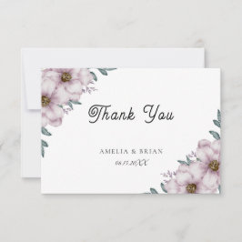 フローラユーカリ結婚サマーサンキューカード サンキューカード