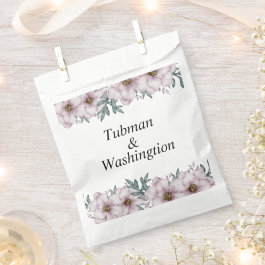 フローラユーカリ結婚サマー フェイバーバッグ (クリップ留めされた状態)