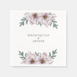 フローラユーカリ結婚プス スタンダードカクテルナプキン