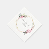 フローラユーカリ結婚プス スタンダードカクテルナプキン (角)