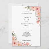 フローラユーカリ結婚式招待状 招待状 (正面)