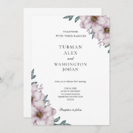 フローラユーカリ結婚式招待状 招待状