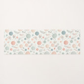 フローラヨガマット：かわいいフローラヨガマット ヨガマット (裏面(横))