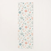 フローラヨガマット：かわいいフローラヨガマット ヨガマット (裏面)