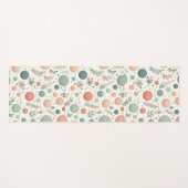 フローラヨガマット：かわいいフローラヨガマット ヨガマット (正面(横))