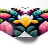 フローラライオンシルエット ポスター (コーナー)