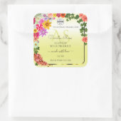 フローラライトイエロー製品ラベルモノグラムロゴ スクエアシール (バッグ)