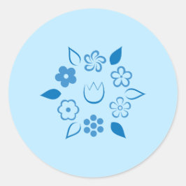 フローラライトブルーベリー春花 ラウンドシール