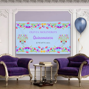 フローラライトブルーメキシコキンセアニェラウェルカム 横断幕