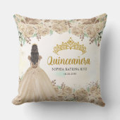 フローラライト金ゴールドプリンセスティアラキンセアニェラ クッション (正面)