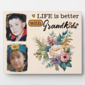 フローラライフは良い2写真グランドキッズオレンジ フォトプラーク (正面)