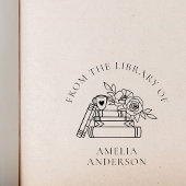 フローラライブラリからの名前をカスタムする セルフインキングスタンプ