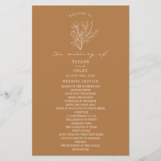 フローララインアートゴールデンロッ結婚ドイエロー (正面)