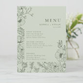 フローララインアートセージ結婚グリーン メニュー (スタンド正面)