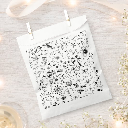 フローララインアート フェイバーバッグ (クリップ留めされた状態)