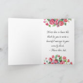 フローララウンドフレーム写真母の日 シーズンカード (内部)