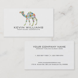 フローララクダイラストレーションツアーガイド 名刺