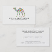 フローララクダイラストレーションツアーガイド 名刺 (正面/裏面)