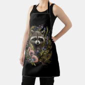 フローララクーン春自然ラクーンラクーンラバーズコッタグ エプロン (インサイチュ)