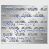 フローララグジュアリーハッピーシルバー25周年記念 ラッピングペーパー (フラット)